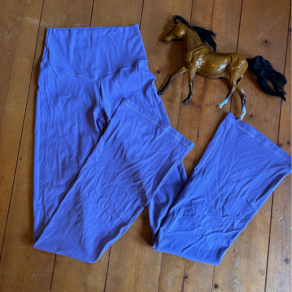 Aerie Wide Leg Pants in Lavender